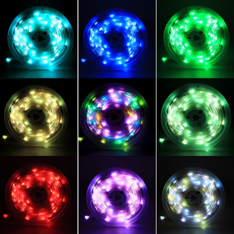 Dreamcolor Bluetooth Music LED String Lights - Three-Wire Point Control for Christmas and Holiday Decor