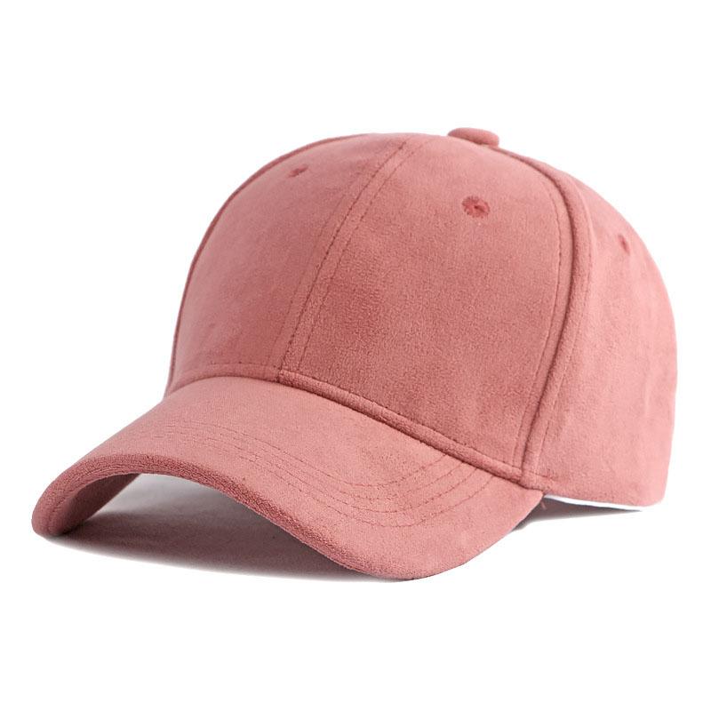 Suede Baseball Cap Snapback Adjustable Breathable Dad Hats For Women and Men Unisex Soft Faux Suede Casual Solid Color Sport Hat