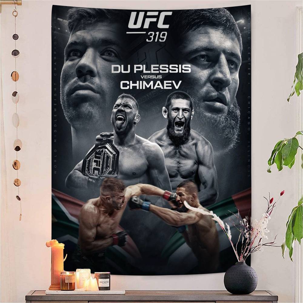 U-Ultimate Fighting Championship UFC Tablo Tapiserie Domácí dekorace Hippie Bohemská dekorace Věštění Závěsná Domácí dekor