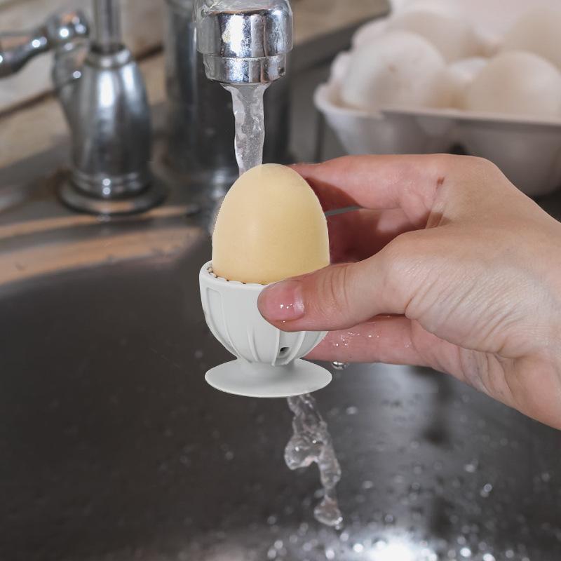 Household Silicone Egg Brush Rotatable Cleaning Cleaner Food Silicone Egg Cleaner Is Very Convenient and Applicable