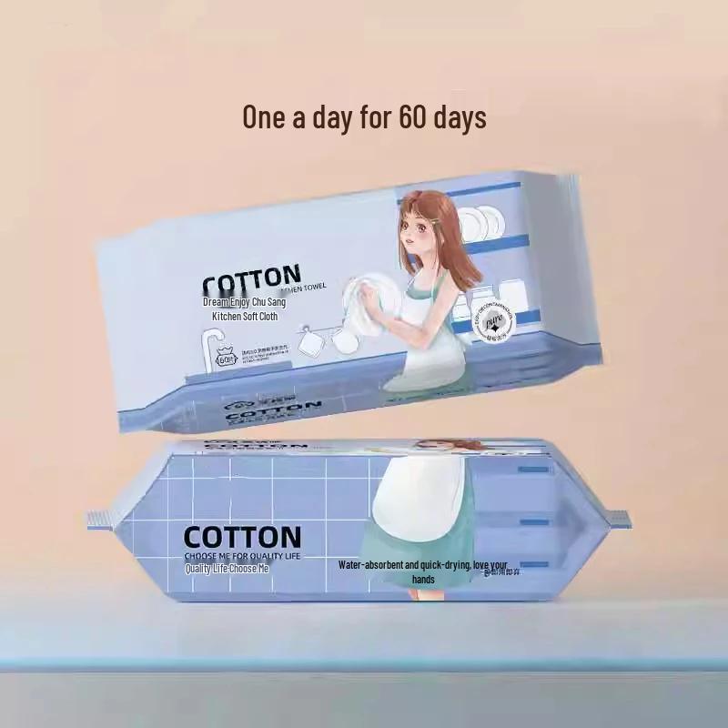 

Disposable Soft Kitchen Wipes, Dry & Wet Dual-Use, Thickened Dishcloth for Easy Cleaning 20cm x 20cm