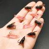 Fly Fishing Flies 18Pcs-2 Boxs Bundle 3 Different Styles Wet Flies Bait for Catching Fish Like Trout/Bass Etc In Fresh Water