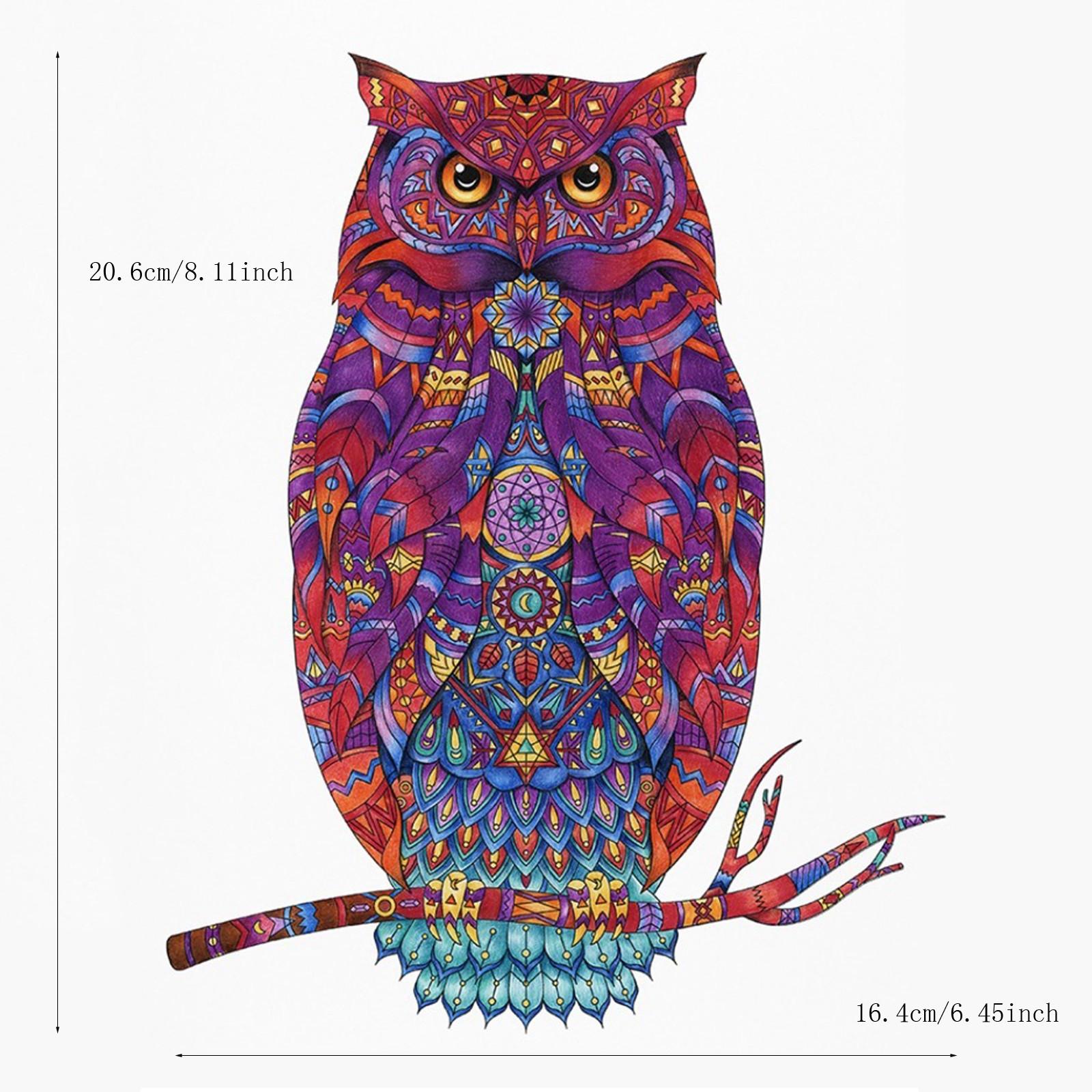 (H0826)3D трехмерная креативная деревянная головоломка для взрослых и детей с рисунком — фото 4