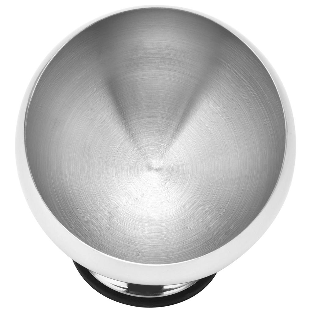 Seasoning Bowl Stainless Steel Hot Pot Restaurant Seasoning Container Sauce Pot with Base SilverS