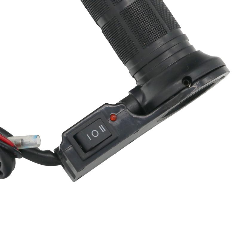 LMoDri  Motorcycle Heating Grips 7/8" 22mm Heated Handle Bar Motorbike Heating Grip Molded Grips Handlebar