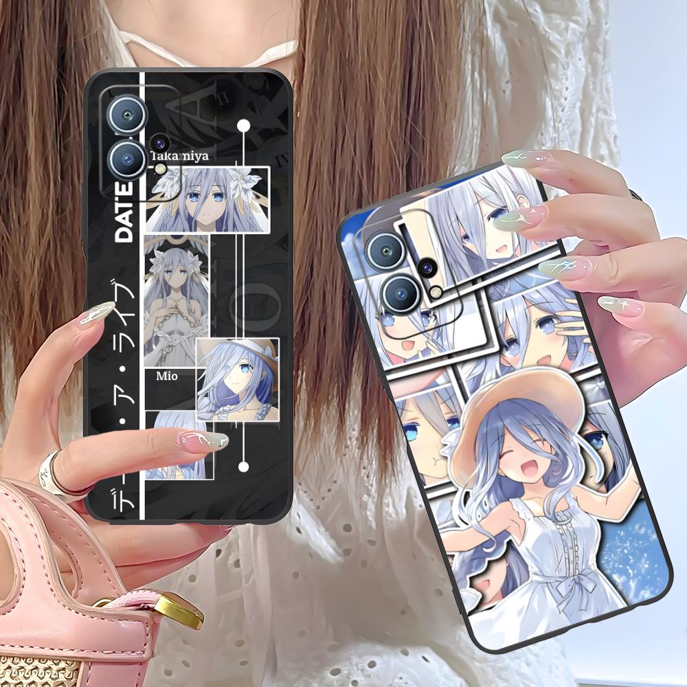 Date a Live Mio Takamiya Matte Mobile Phone Case for Huawei P60 P50 P40 P30 P20 P10 P9 P8 Pro Lite Plus Colorful Printing Cover