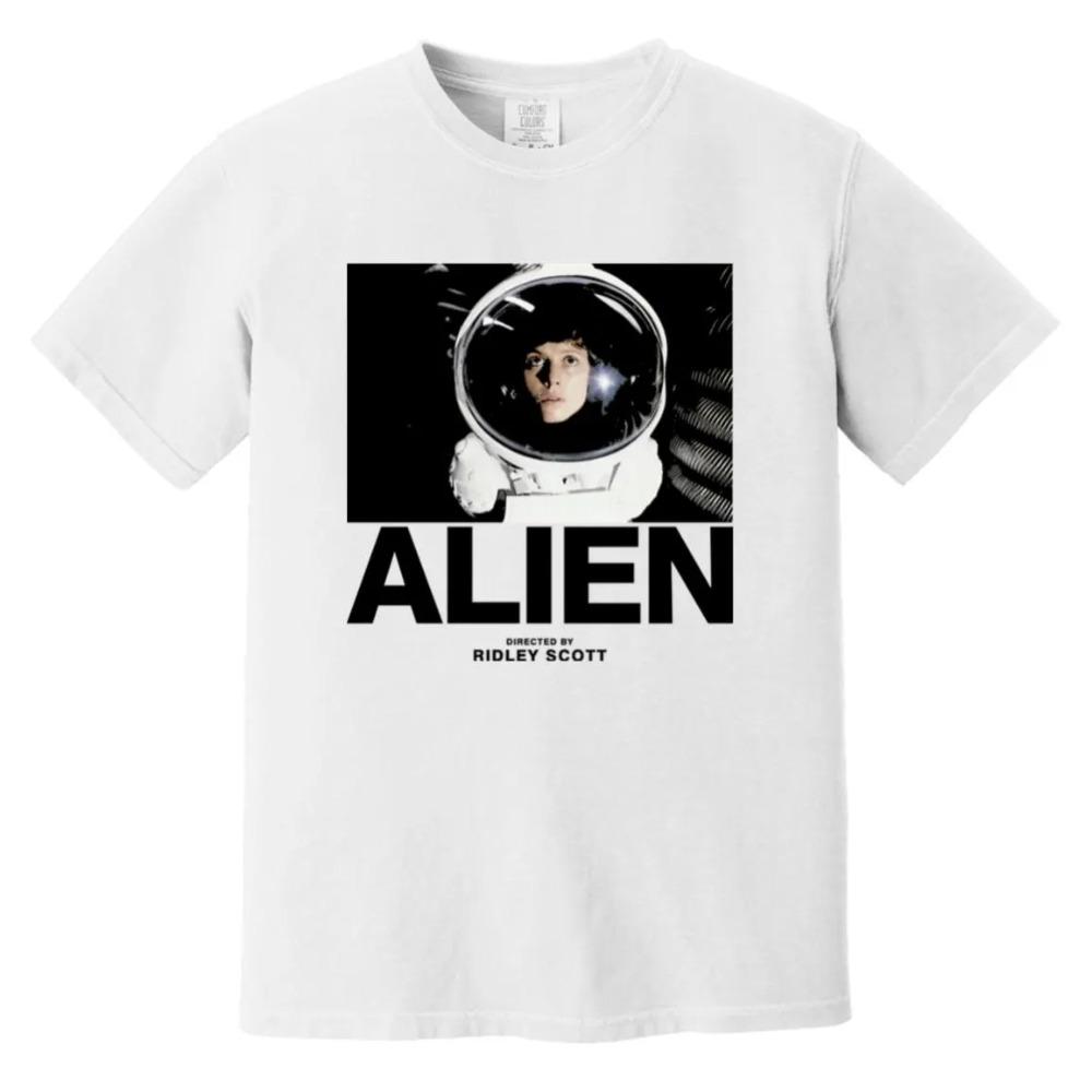 Alien Movie Tshirt Scifi Horror Tshirt Retro Movie Theme Tshirt Summer New Retro Street Style Unisex Casual Fashion Tshirt S