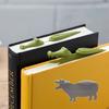 Lightweight Plastic 3D Hippo/Crocodile Bookmark, Durable Material Page Marker Animal Bookmark, Book Page Holder