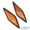 2PCS Front Fender Reflector Lights Trim For Mitsubishi Pajero Montero 2000-03 US