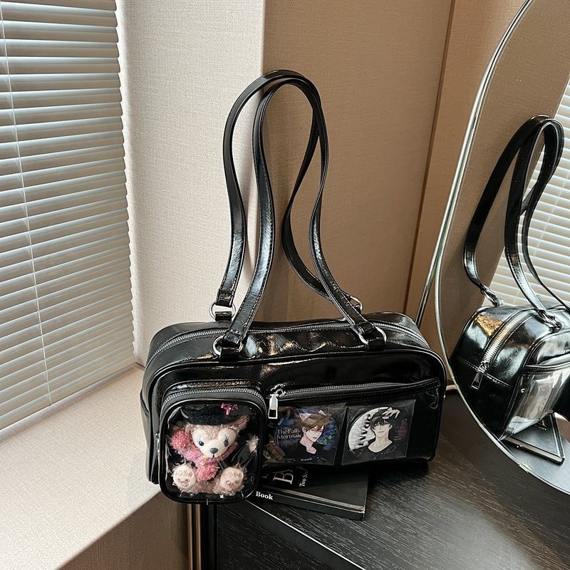 New Sweet And Cool Ulzzang Ita Bag Dolls Bag Jk Uniform Shoulder Bag Preppy Style Fashion Casual Armpit Bag Bolsos Mujer
