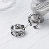 High-End Ring Irregular Niche Design Open Ring Female Index Finger Cover Ring High-End Simple Ring