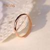 Moda Kobiety Mężczyźni Obrączka ślubna ze stali tytanu Pierścień ogonowy Para Biżuteria na palec ozdoba