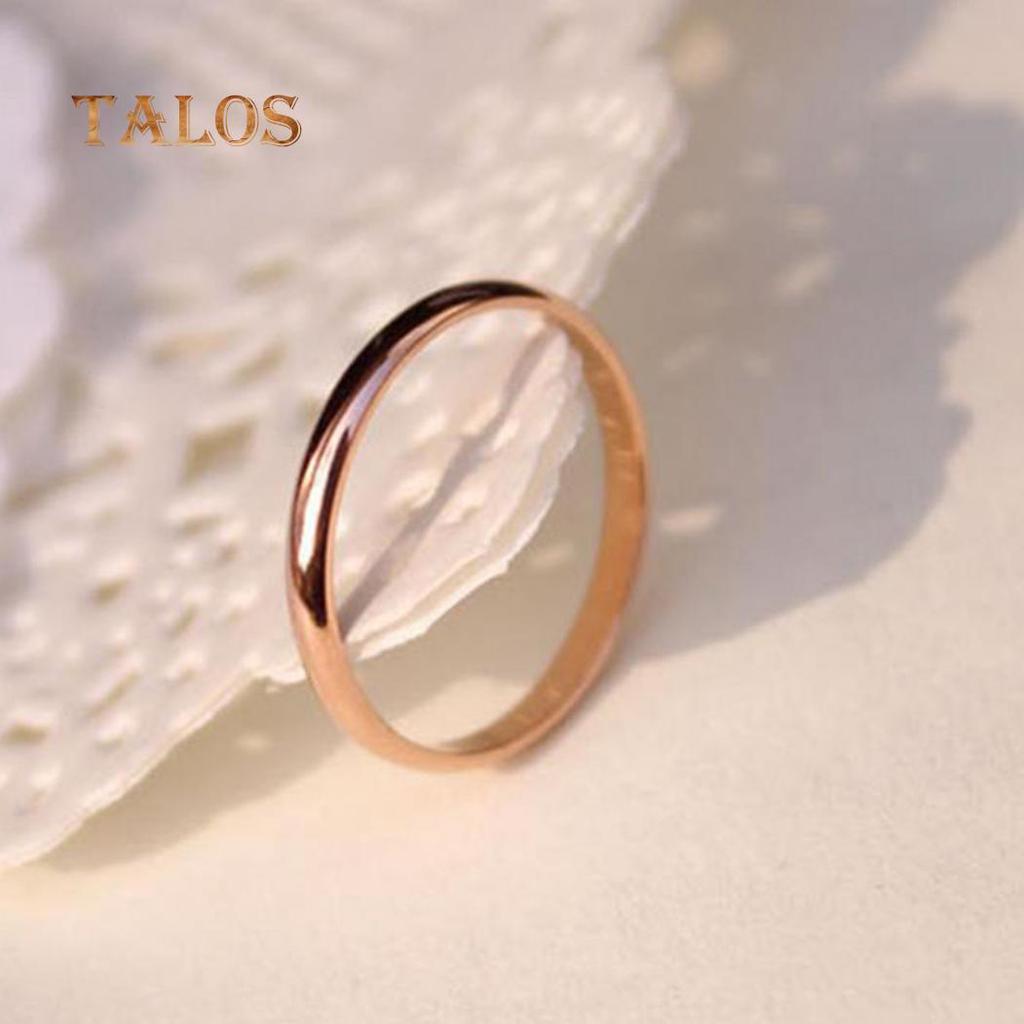 Moda Kobiety Mężczyźni Obrączka ślubna ze stali tytanu Pierścień ogonowy Para Biżuteria na palec ozdoba