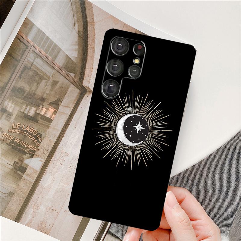 Sun Moon Phone Case For Samsung Galaxy S25 Ultra S9 S10 S20 S21 S22 S23 S24 Plus S24 FE Bumper Cover
