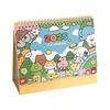 Cartoon Desk Calendar Girl Table Calendar Decoration Student Plan Punch Card Table Calendar
