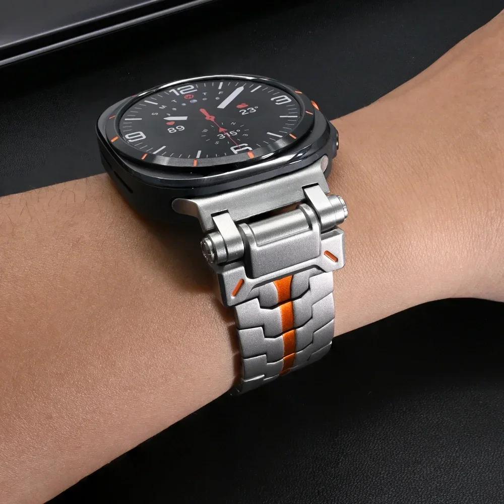 Stainless Steel Band for Samsung Galaxy Watch 8 40mm 44mm 8 Classic 46mm Metal Strap for GALAXY ULTRA 2025/2024 47mm Bracelet