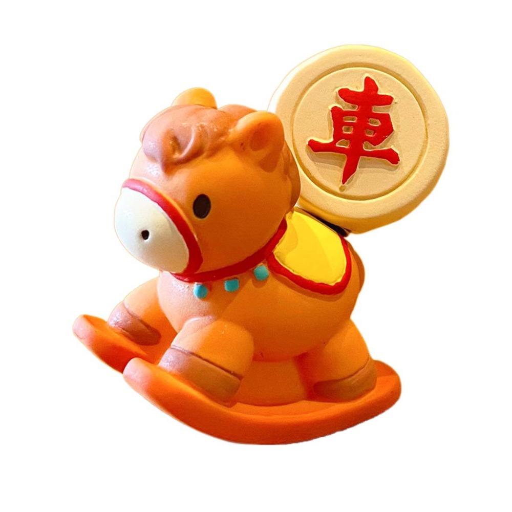 

Cute Zodiac Horse Figurines Fortune Horse Figures Ornament Spring Festival Style 5
