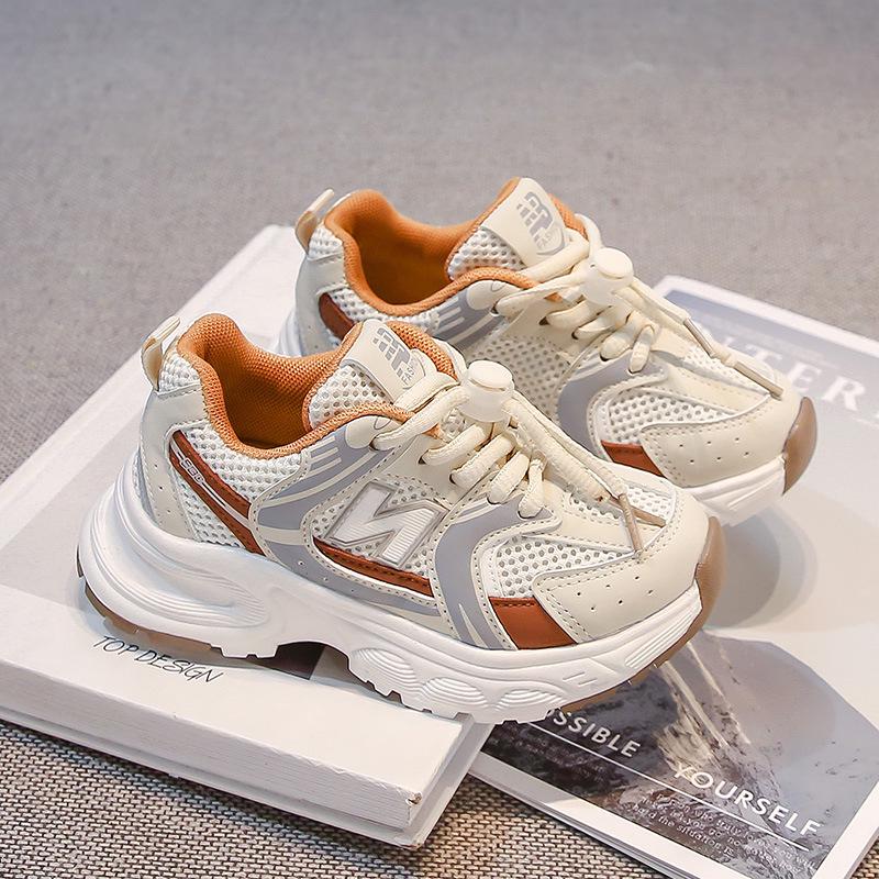 Kids' Fashion Sneakers 2026: Breathable Mesh Casual Sports Shoes for Boys & Girls - New Spring/Autumn Collection