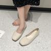 Grunda enskor för kvinnor sommaren 2025, nya Mary Jane Doudou-skor, bekväma mjukbottnade mormorsskor för gravida kvinnor