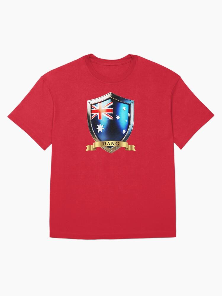 DANG! Dang Australian Heritage Crest Shield Oversized Unisex T-Shirt