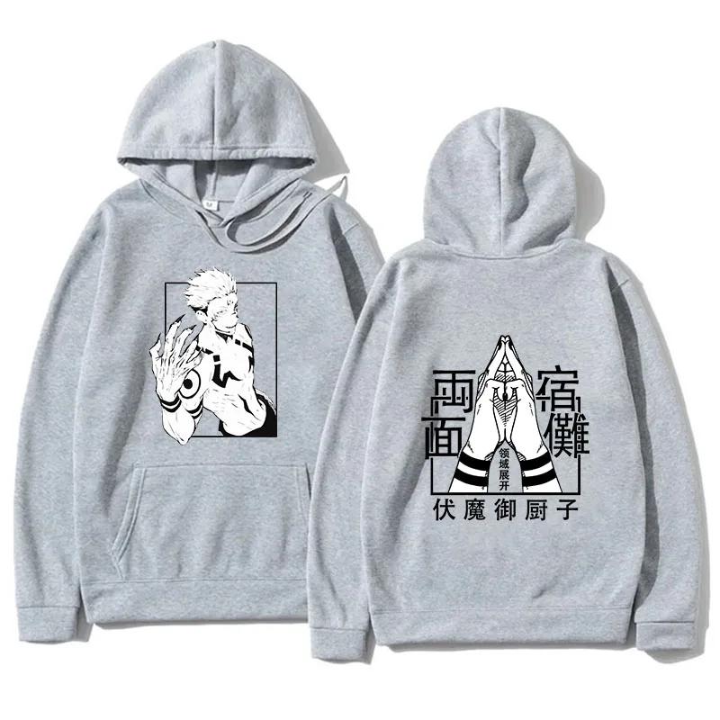 2024 Anime Jujutsu Kaisen Fushiguro Toji Graphic Hoodie Men Women Fashion Oversized Pullover Shirts Male Manga Fashion HoodyTop