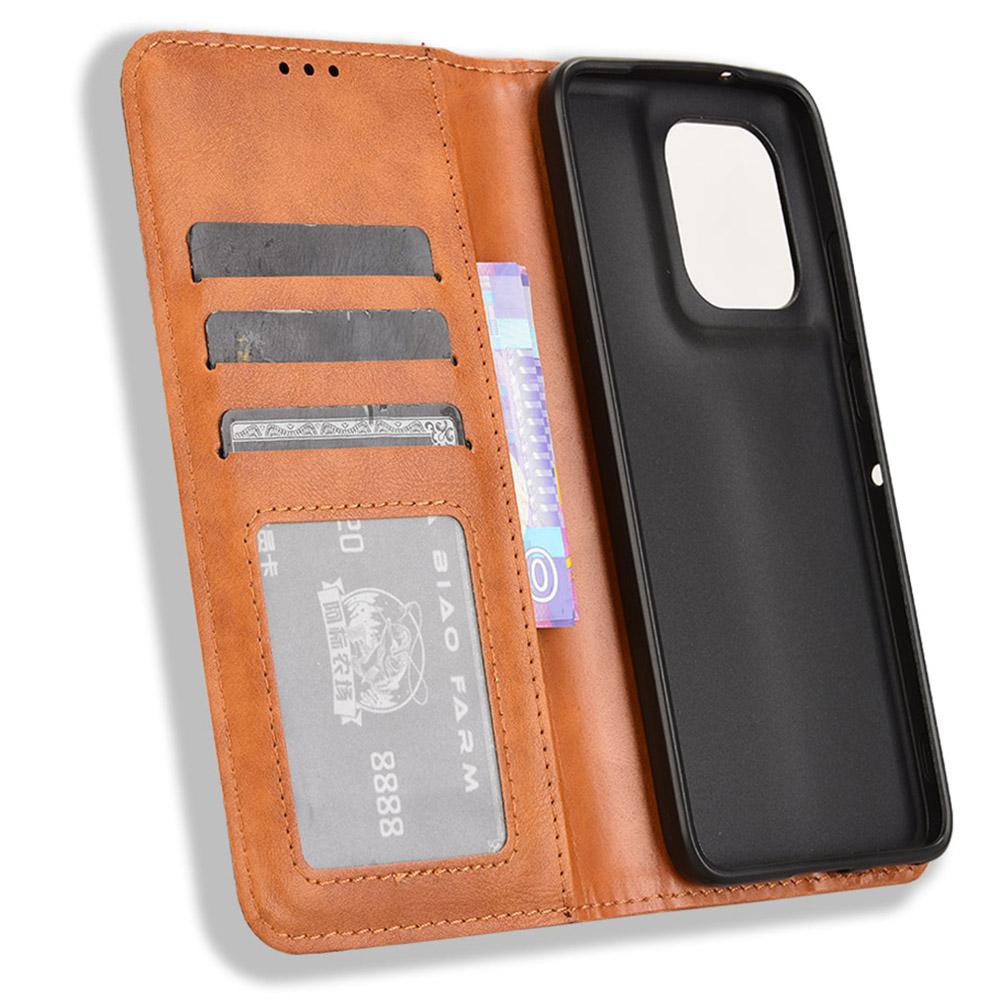 For Motorola Thinkphone 25 5G/Edge 50 Neo 5G/Moto S50 5G Leather Case Wallet Stand Retro Texture Phone Cover