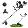 52CC 2-Stroke Gas Powered Lawn Mower with Ergonomic Handle, Powerful Engine Weed Trimmer Lawn Mower, Gas Powered Hedge Trimmer, Weed