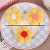 Colorful Handmade Six-Petal Flower Hair Clip - Cute Plush Cartoon Hair Accessory
