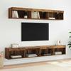 TV Cabinet Set 2 pcs Reclaimed Wood Look 100 x 30 x 30 cm Engineered Wood