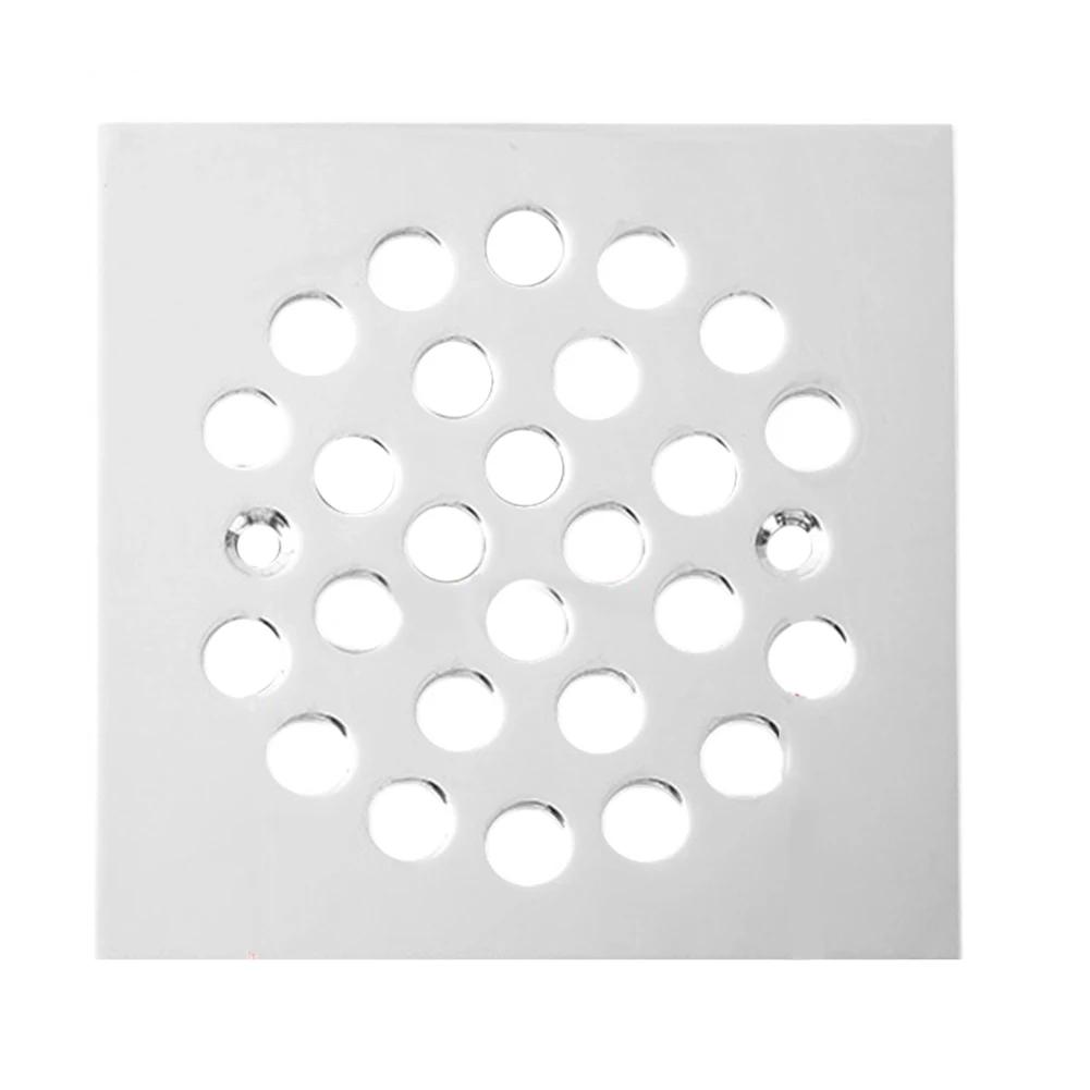 1Pc Anti-Blocking Floor Drain Cover 108mm 66mm Stainless Steel For Hair Trap Drain Filter For Bathroom Home Improvement Hardware