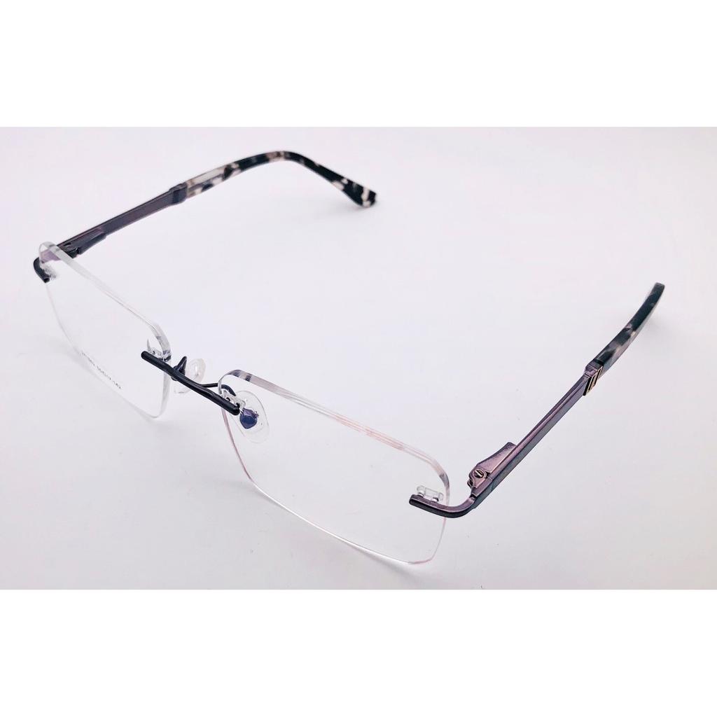 RSINC Unisex Randlose Metallfassung Mode Optische Waffenschwarz Tom 55-17-142 IB-12 B0DJT3WN4G