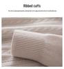 Men's Twisted Wool Sweater, Autumn/Winter, Half-High Neck, Half-Zip, Warm Knit Base Layer