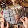 JIANWU Old Wood Floats Series Vintage Plant Flower Label Landscape Material Collage Sticker Book Creative DIY Journal Stationery