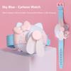 Kawaii Cartoon Kt Cat Wrist Fan Summer Rechargeable Student Children Portable Watch Small Fan Wind Force Usb Fan Kids Gifts
