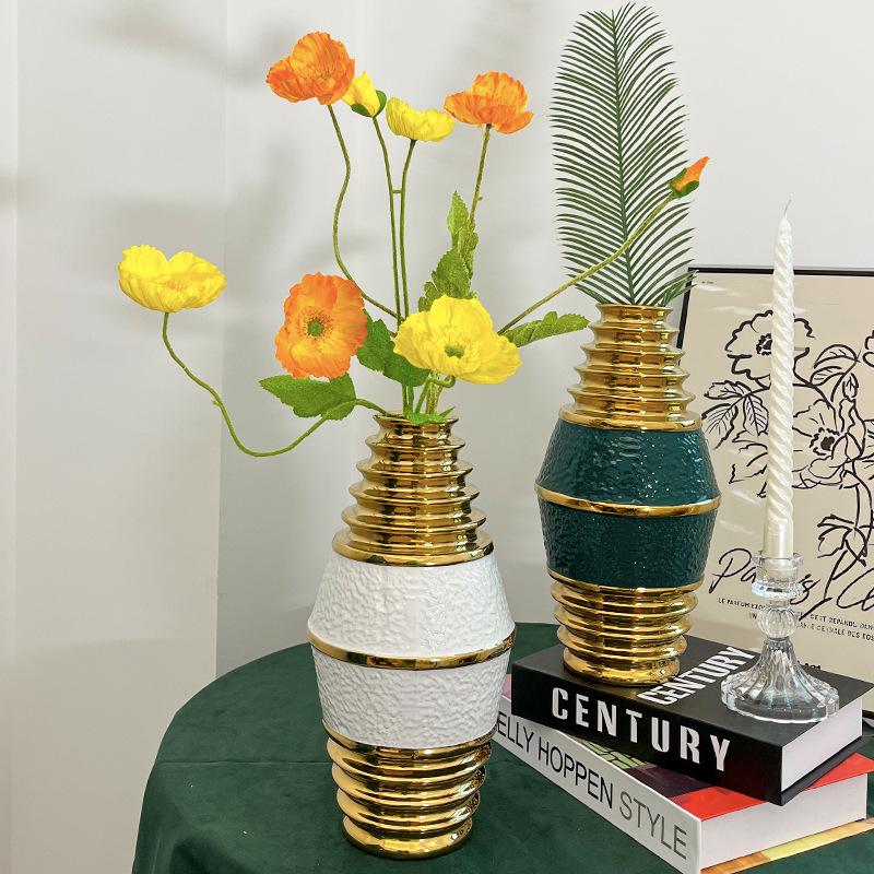 

Nordic style ceramic vases, living room decorations, high-end decorations