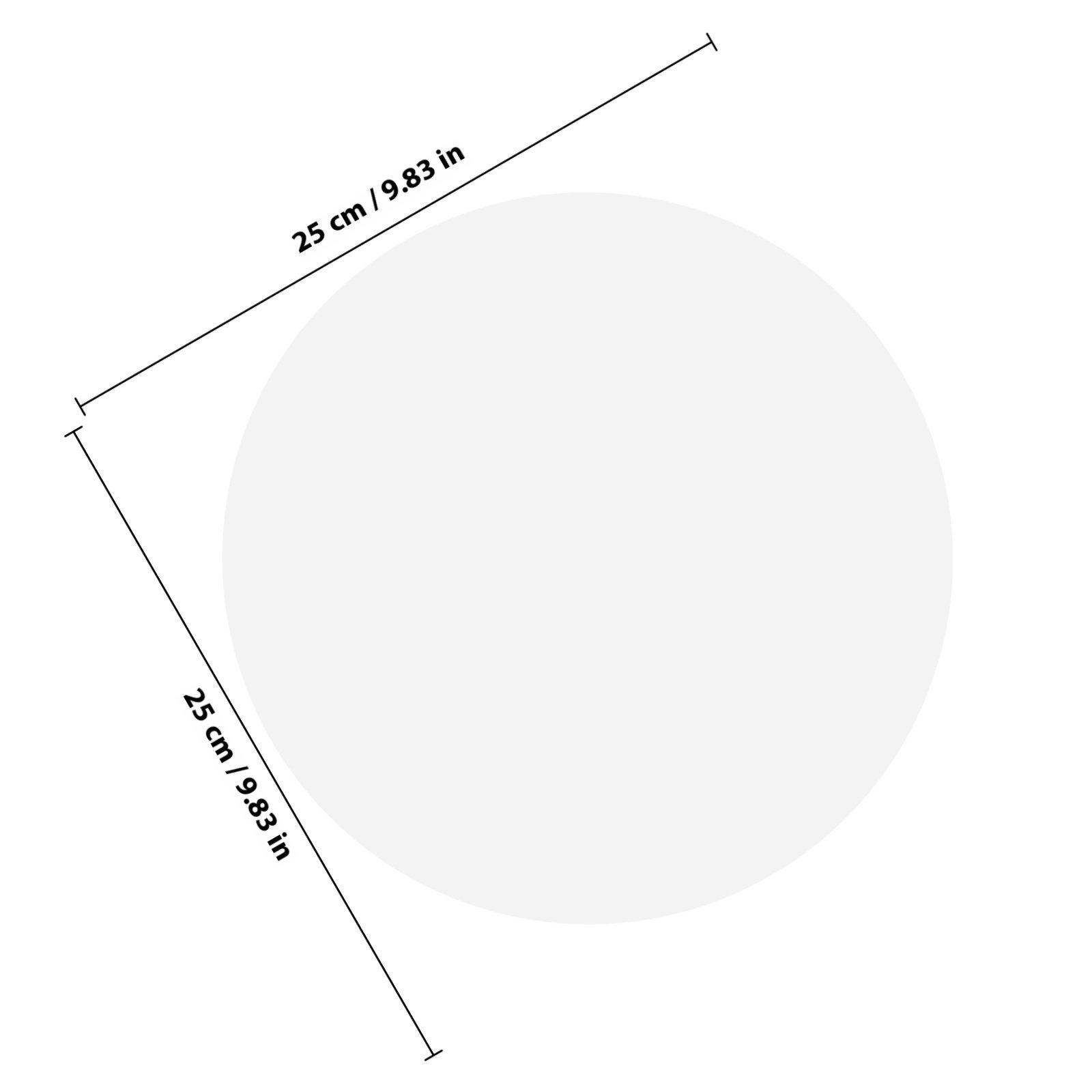 

Lightweight Round Acrylic Board Clear Transparent Tough Material for DIY Craft Projects Frame Glass Replacement Art Panel Table
