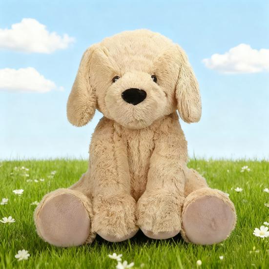 Large Dog Plush Toy Soft Stuffed Animal Realistic Labrador Dog Doll