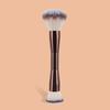 3-Piece Dual-Ended Makeup Brush Set: Foundation & Powder - Multifunctional Soft Bristle Brushes