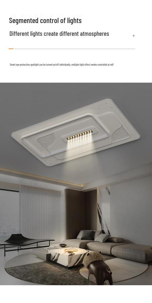 Modern LED Ceiling Light Set for Living, Dining, and Bedroom