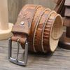 Men's Premium Retro Embossed Genuine Leather Belt