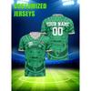 Custom Soccer Jersey With Custom Image, Number And Name, Soft Delicate Breathable Sport Top