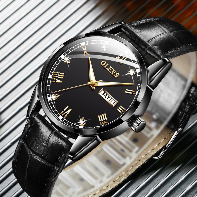 Celebrity Endorsed Women's Dual Calendar Waterproof Quartz Watch