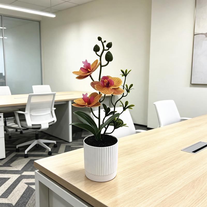 Butterfly Orchid Artificial Potted Plant For Home Decor And Event Arrangements