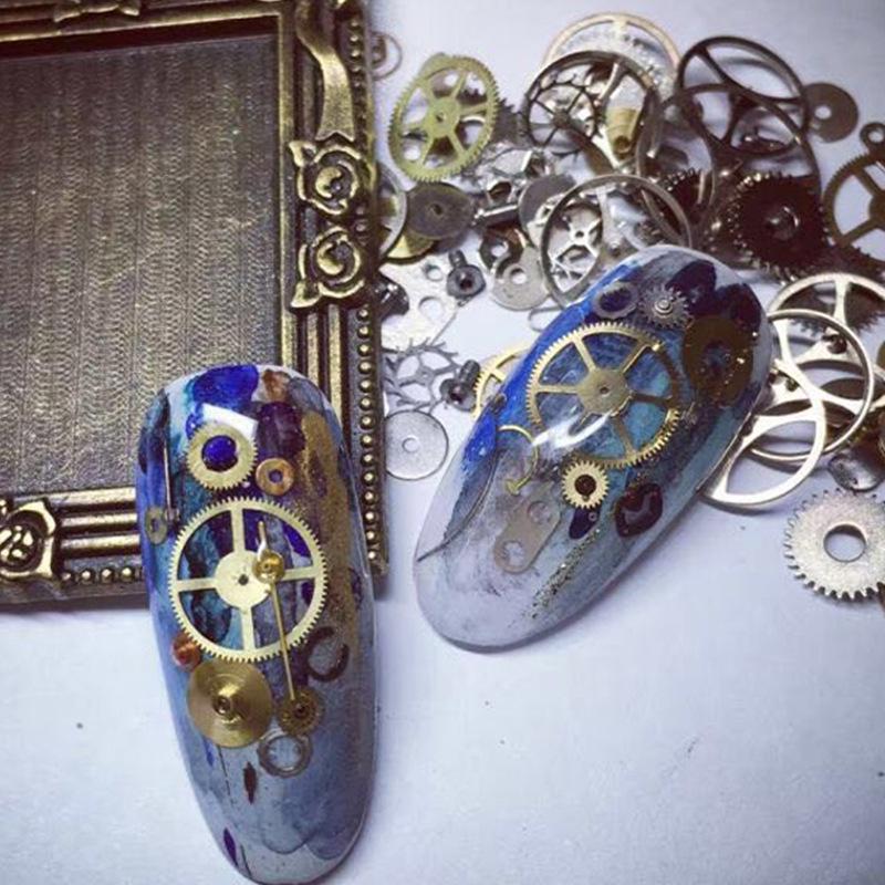 Купить 1 Коробка Металлическая шестерня Шпилька Лист Смешанный стимпанк ...
