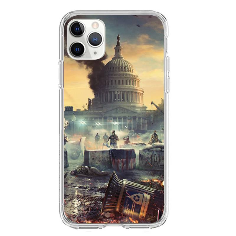 Tom Clancy's The Division Phone Case For Iphone 7 8 Plus X Xs Max Xr 11 12 13 Mini Pro Max SE2 Transparent Soft Cover