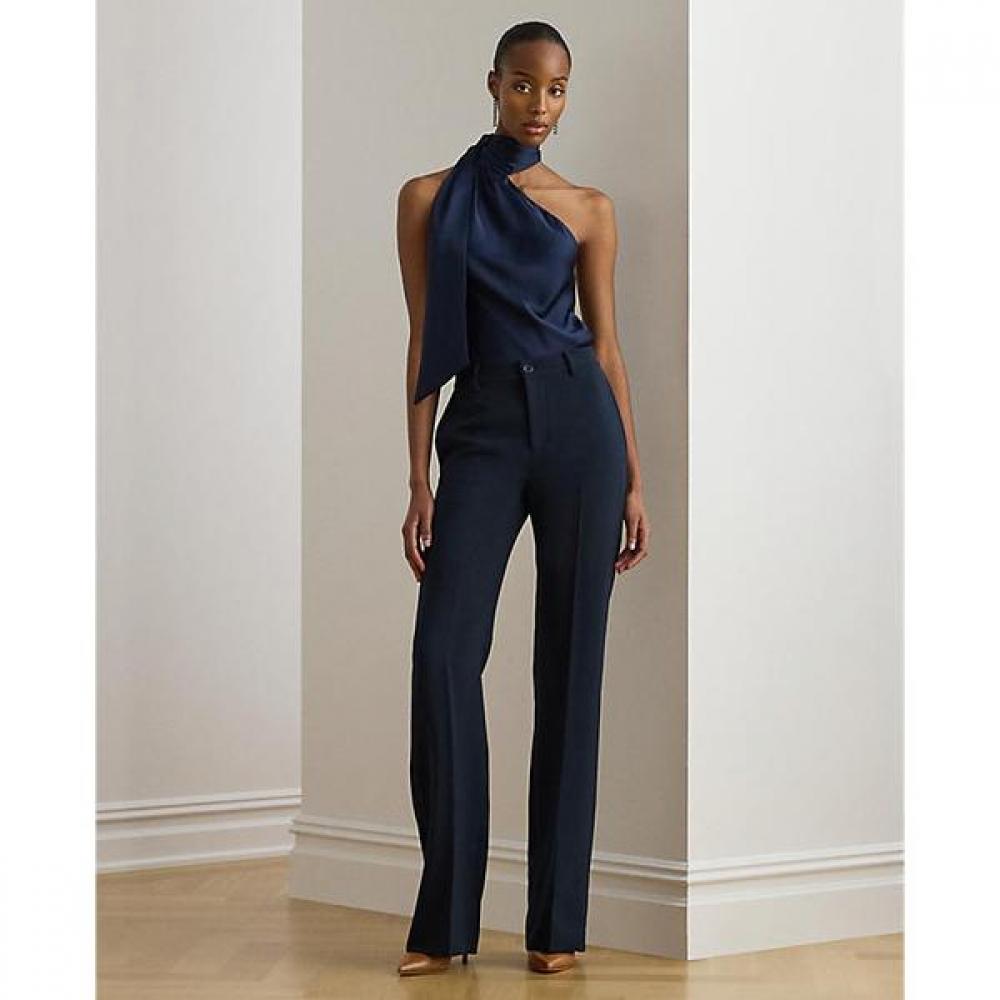 Lauren Ralph Lauren Stretch Crepe Straight Pants Wmlrpntsbv20345410 0