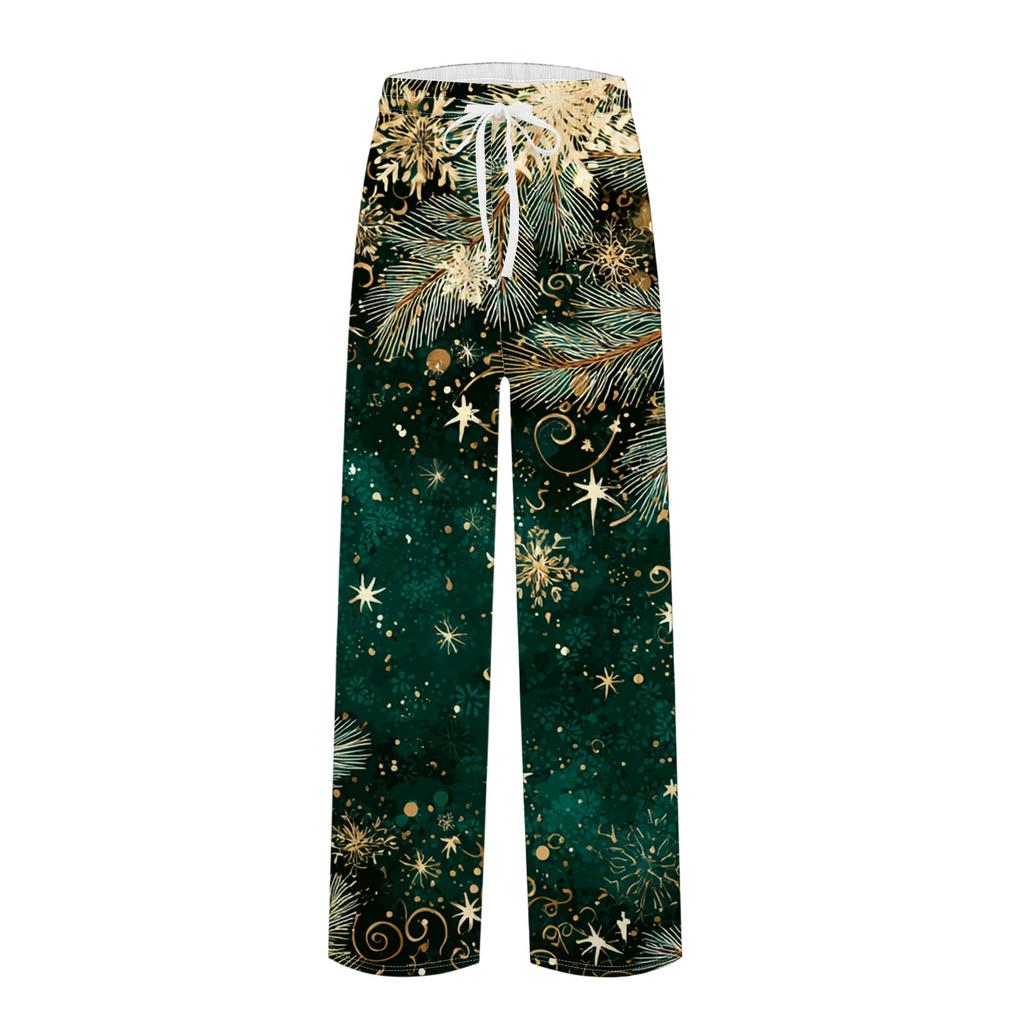 Herre Ensfargede Strikkede Ensfargede Lomme Fritidsbukser Hjem Pyjamasbukser