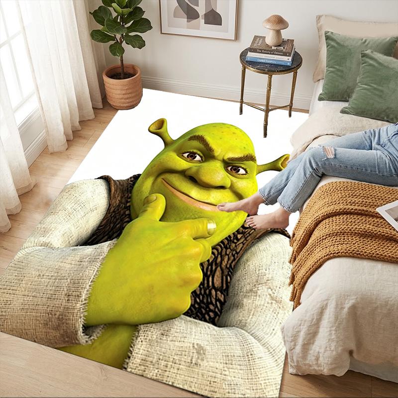 Green Ogre Living Room Nonslip Area Rug Soft Carpet For Bedroom Game Playroom Sofa Office Home Decor Doormat Christmas Gift C926722