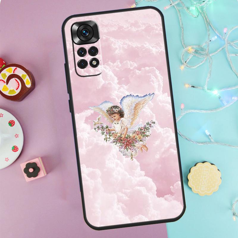 Renaissance Angel Aesthetic Case For Xiaomi Redmi Note 9 10 11 12 13 14 Pro 9S 10S 11S 12S Redmi 14C 10C 12C 13C Cover