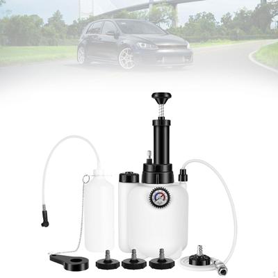 3 L Manual Brake Oil Change Pot Set Pressure Bleeder Accessory Fluid Changer for Auto
